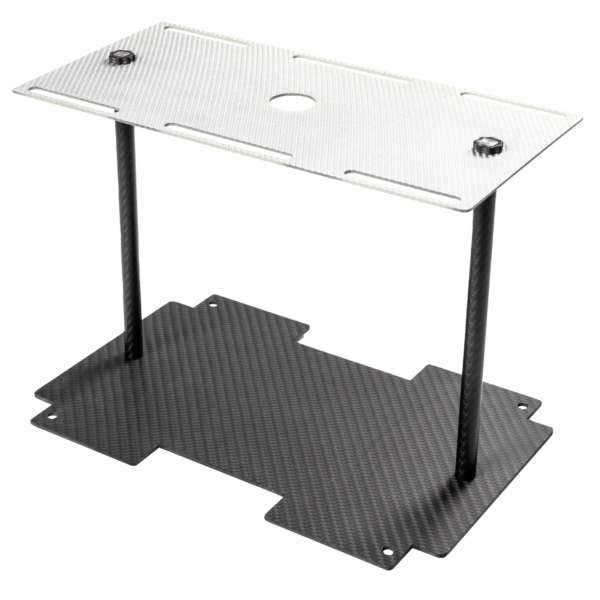 雙主桌連接置物燈架